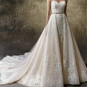 Enzoani Wedding Dress with Overlay Skirt